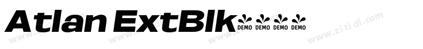 Atlan ExtBlk字体转换